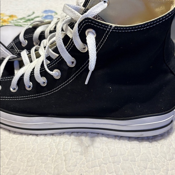 Converse Black and White High-Top Sneakers main image 4